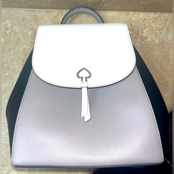 Kate Spade New York Adel Medium Flap
Backpack (Optic white/taupe/black) - Picture 13 of 14